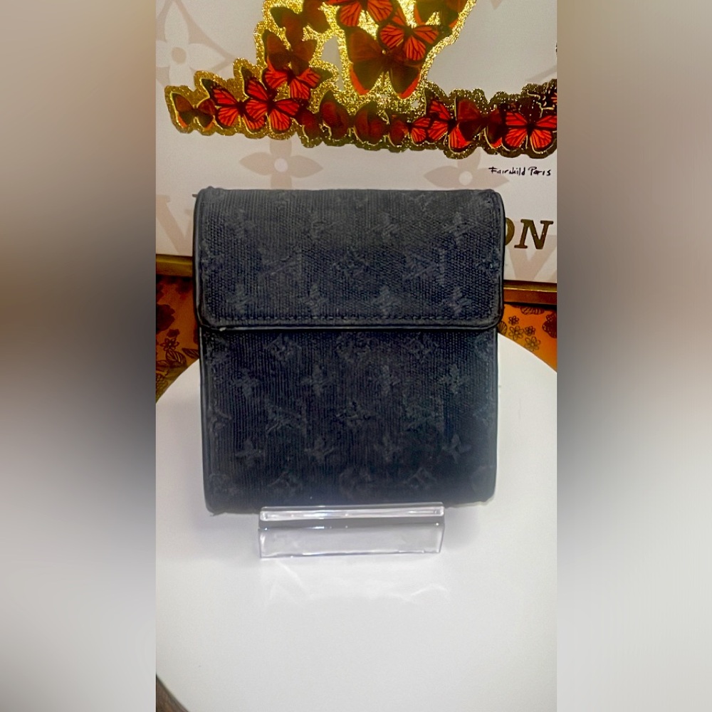 Louis Vuitton Vintage Monogram Mini Lin Porte-Billets Compact Wallet